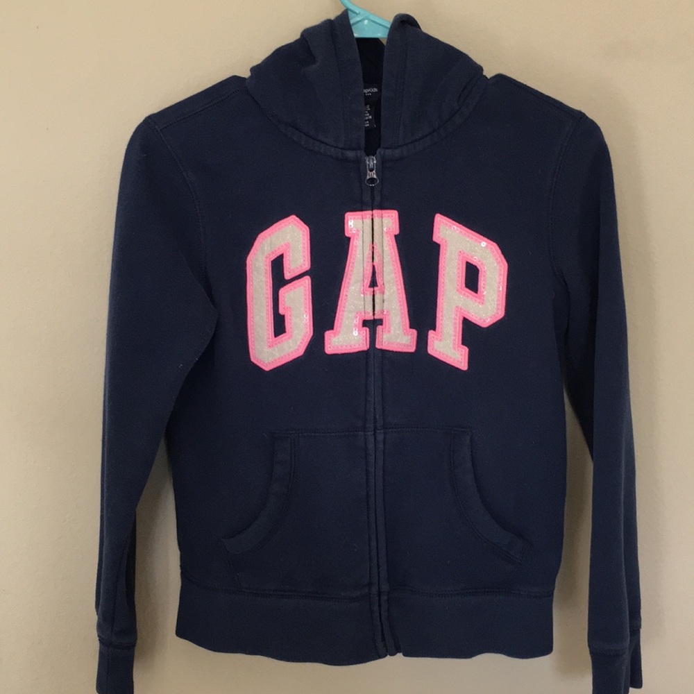 Girls GAP logo hoodie size XL kids